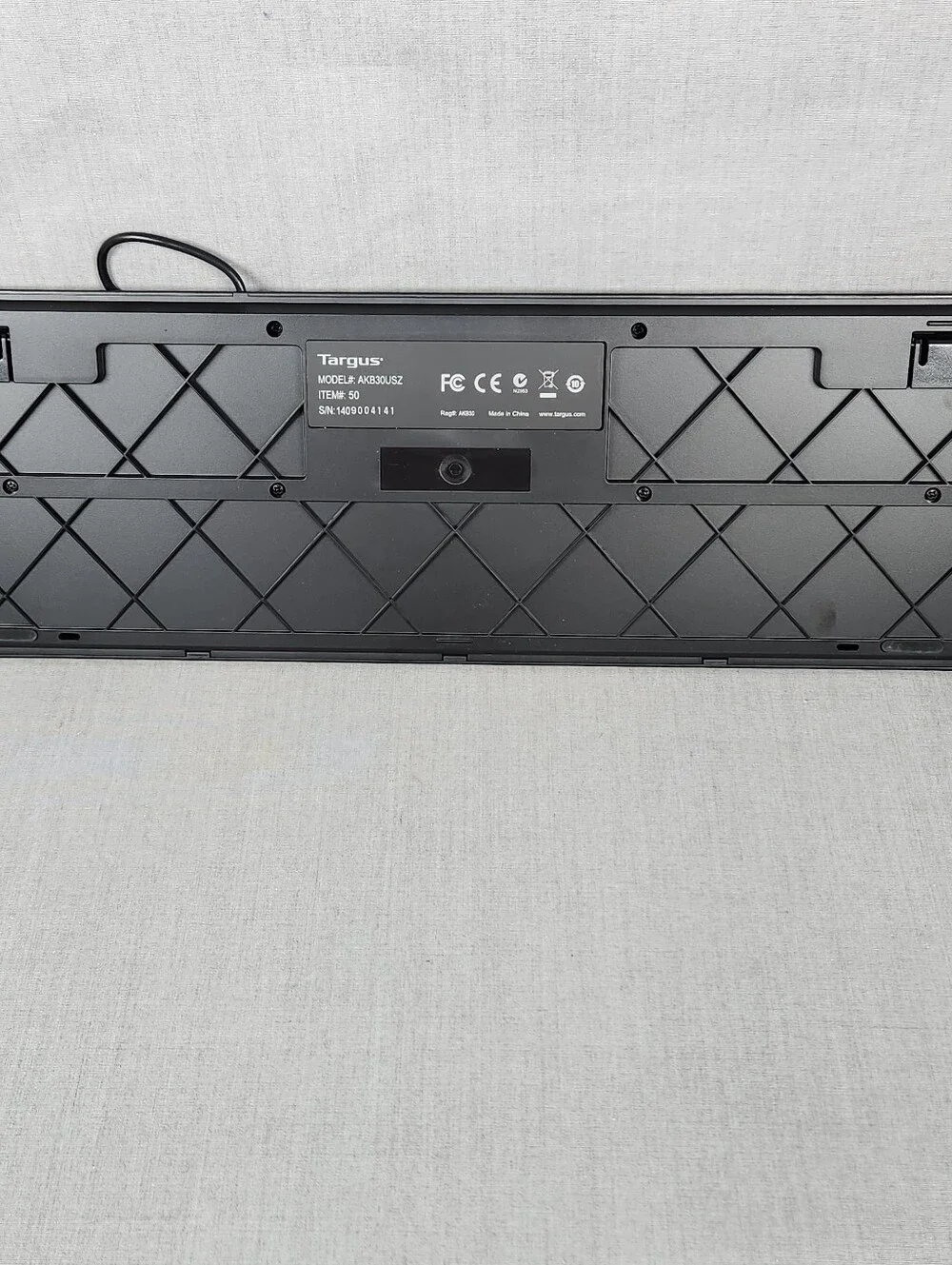 Targus USB Wired Keyboard Standard Size Black AKB30US New BUS0067 With Box